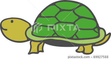 Handwritten cute turtle illustration Handwritten cute turtle illustration 69927588