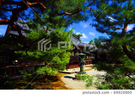 前佐賀故宮的風景，宇都區大本山大角寺，京都市，寺廟，京都，佐賀皇帝，城市景觀[9月] 69928860