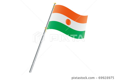 Flag of the New World 2: 3 Ver Gradation Wave Pole Niger Flag of the New World 2: 3 Ver Gradation Wave Pole Niger 69928975