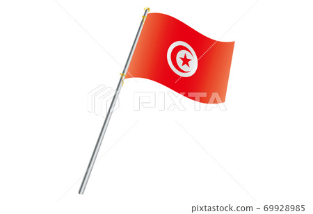 Flag of the New World 2: 3 Ver Gradation Wave Pole Tunisia Flag of the New World 2: 3 Ver Gradation Wave Pole Tunisia 69928985