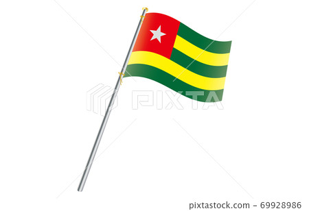 Flag of the New World 2: 3 Ver Gradation Wave Pole Togo 69928986