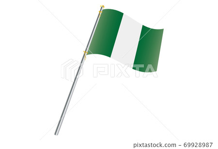 Flag of the New World 2: 3 Ver Gradation Wave Pole Nigeria Flag of the New World 2: 3 Ver Gradation Wave Pole Nigeria 69928987
