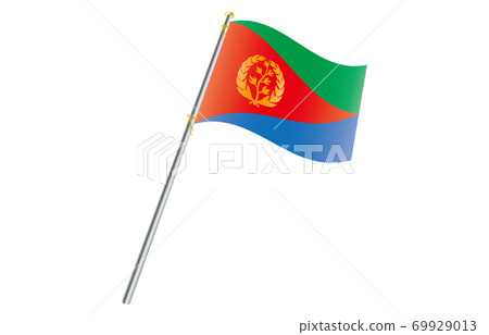 Flag of the New World 2: 3 Ver Gradation Wave Pole Eritrea 69929013