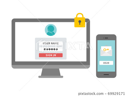 兩步認證插圖材料 兩步認證插圖材料 69929171