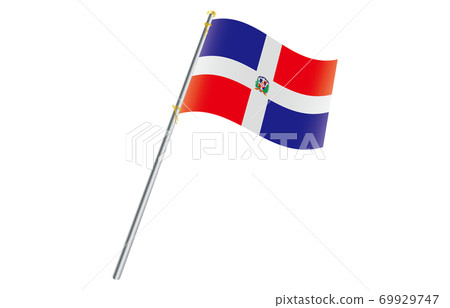 Flag of the New World 2: 3 Ver Gradation Wave Pole Dominican Republic Flag of the New World 2: 3 Ver Gradation Wave Pole Dominican Republic 69929747