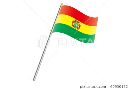 Flag of the New World 2: 3 Ver Gradation Wave Pole Bolivia 69930152