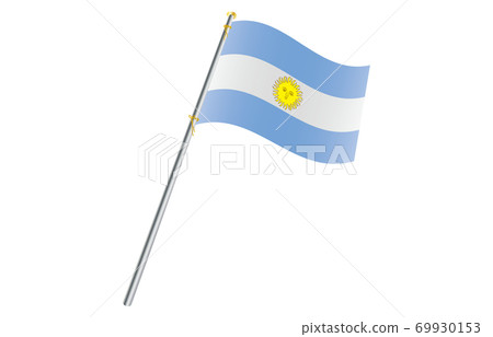 New World Flag 2: 3 Ver Gradient Wave Pole Argentina New World Flag 2: 3 Ver Gradient Wave Pole Argentina 69930153