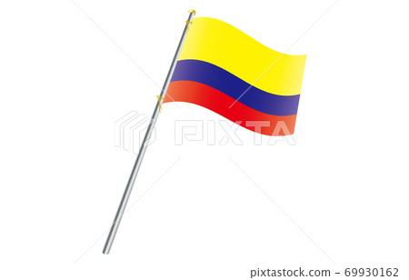 New World Flag 2: 3 Ver Gradient Wave Pole Colombia 69930162