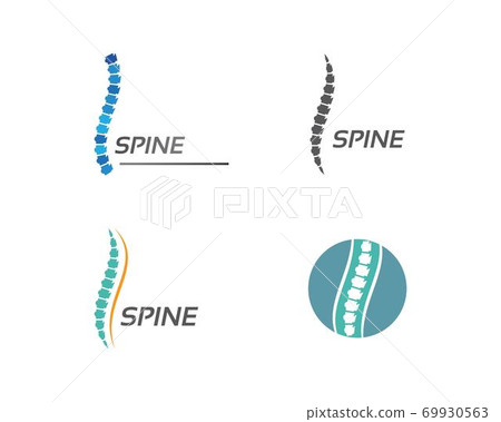 Spine diagnostics symbol logo template 69930563