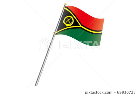 Flag of the New World 2: 3 Ver Gradation Wave Pole Vanuatu Flag of the New World 2: 3 Ver Gradation Wave Pole Vanuatu 69930725