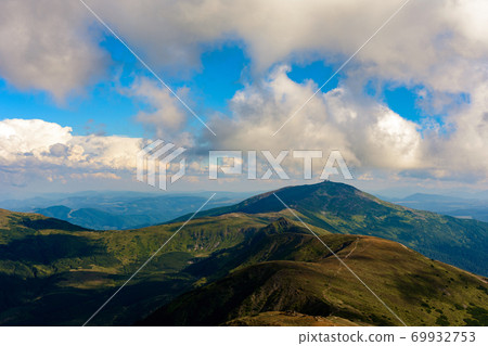 Landscapes of the Montenegrin ridge, summer landscapes of the Carpathian mountains, epic photos of the Ukrainian Carpathians. Landscapes of the Montenegrin ridge, summer landscapes of the Carpathian mountains, epic photos of the Ukrainian Carpathians. 69932753