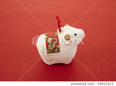 New Year's card image ox New Year's card image ox 69932823