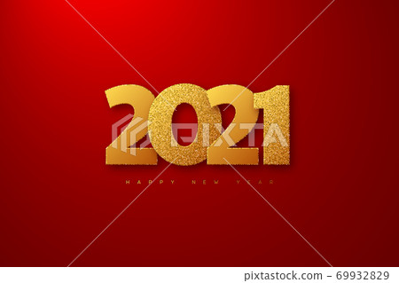 2021 New Year sign. 2021 New Year sign. 69932829