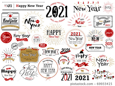 New Year's card character design 2021_1 69933415