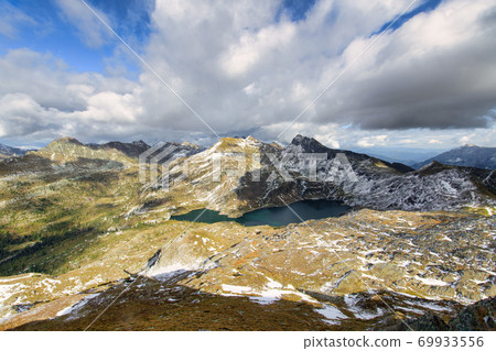 The Laghi Gemelli in the heart of the orobie of the brembana valley Bergamo north of Italy The Laghi Gemelli in the heart of the orobie of the brembana valley Bergamo north of Italy 69933556