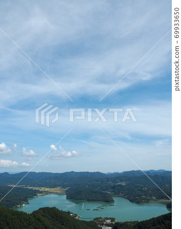 韓國忠清北道大清湖山 69933650