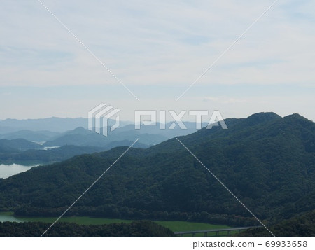 Daecheong Lake and Mountains, Chungcheongbuk-do, Korea 69933658