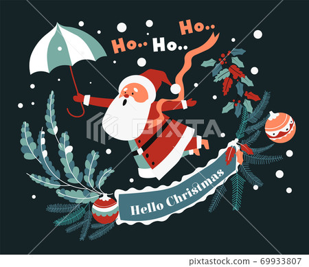 Merry christmas and new year celebration, Santa Claus Merry christmas and new year celebration, Santa Claus 69933807
