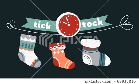 Tick Tock Clock Stock Illustration