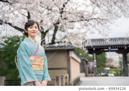 Kimono Woman Kimono Kyoto Tourism 69934126