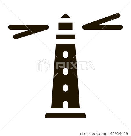 Lighthouse Beacon Icon Vector Glyph Illustration Lighthouse Beacon Icon Vector Glyph Illustration 69934499