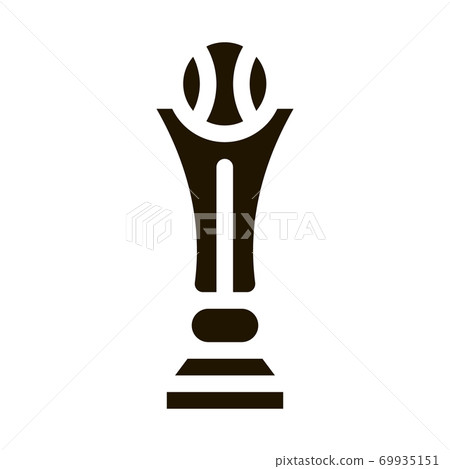 Championship Cup Icon Vector Glyph Illustration - Stock Illustration ...