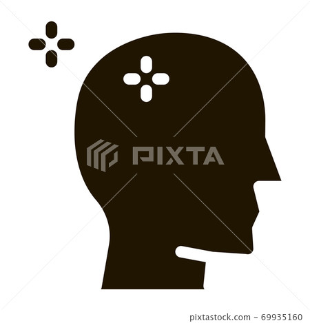 Baldheaded Man Icon Vector Glyph Illustration Baldheaded Man Icon Vector Glyph Illustration 69935160
