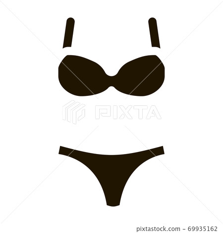 Swimming Suit Icon Vector Glyph Illustration 69935162