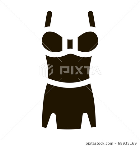 Lingerie Skirt Icon Vector Glyph Illustration Lingerie Skirt Icon Vector Glyph Illustration 69935169