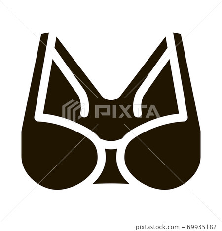 Sportive Bra Icon Vector Glyph Illustration Sportive Bra Icon Vector Glyph Illustration 69935182