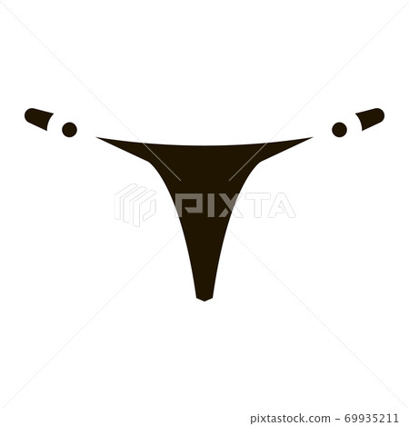 Tanga Pants Icon Vector Glyph Illustration Tanga Pants Icon Vector Glyph Illustration 69935211