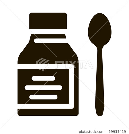 Muscle Pain Icon Vector Glyph Illustration Muscle Pain Icon Vector Glyph Illustration 69935419