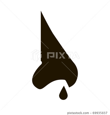 Running Nose Icon Vector Glyph Illustration Running Nose Icon Vector Glyph Illustration 69935837