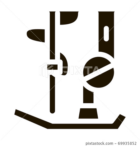 Knitting Detail Icon Vector Glyph Illustration Knitting Detail Icon Vector Glyph Illustration 69935852