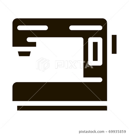 Sewing Machine Icon Vector Glyph Illustration Sewing Machine Icon Vector Glyph Illustration 69935859