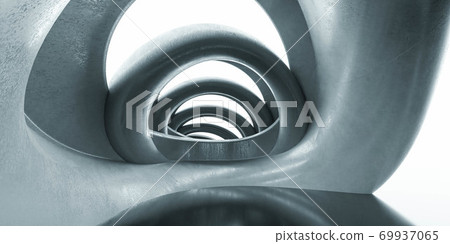 dark abstract concrete arch round architecture 3d rendering illustration dark abstract concrete arch round architecture 3d rendering illustration 69937065