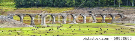 Scenery from the Taushubetsu River Bridge Observatory on the former Japanese National Railways Kamishihoro Town, Kamishihoro Town, Hokkaido 69938693