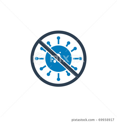 Antivirus, Antibacterial Icon. Flat style vector EPS. 69938917