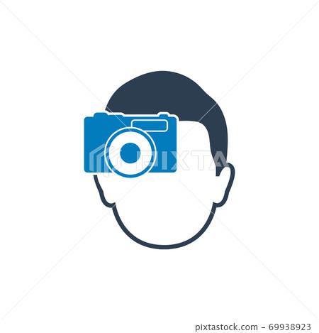 Photographer icon. Flat style vector EPS. Photographer icon. Flat style vector EPS. 69938923
