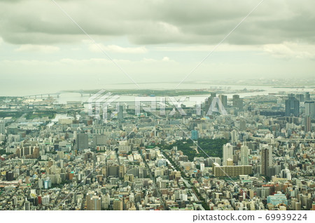 東京的美景(海拔450m處的景色) 東京的美景(海拔450m處的景色) 69939224