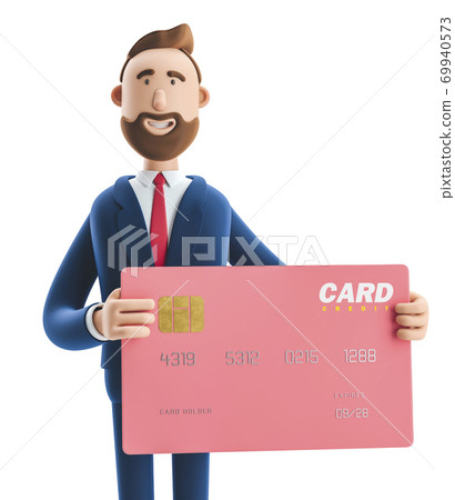 3d illustration. Cartoon Businessman Billy. 3d illustration. Cartoon Businessman Billy. 69940573