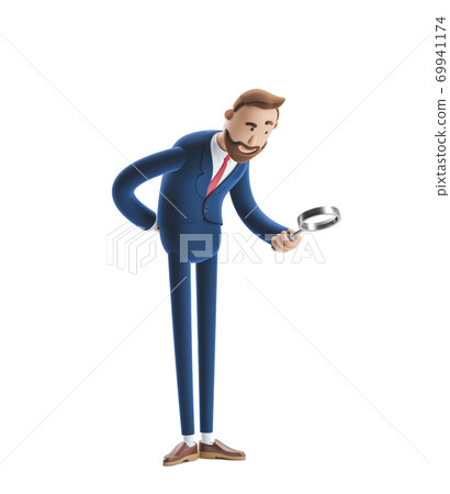 3d illustration. Cartoon Businessman Billy. 69941174