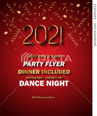 2021 Happy New Year background for your seasonal invitations, festive posters, greetings cards. 2021 Happy New Year background for your seasonal invitations, festive posters, greetings cards. 69942653