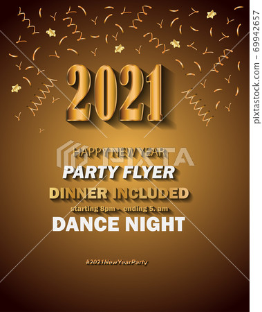 2021 Happy New Year background for your seasonal invitations, festive posters, greetings cards. 2021 Happy New Year background for your seasonal invitations, festive posters, greetings cards. 69942657