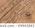 Old wooden plank background with selective focus.  69943843