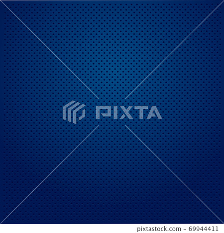 Blue perforated blue background with black holes and glow 69944411