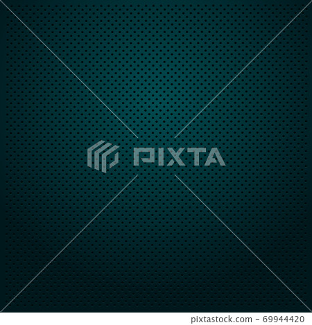 Black perforated background with black holes and glow. Black perforated background with black holes and glow. 69944420