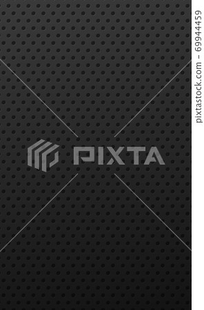 Black perforated background with black holes and glow Black perforated background with black holes and glow 69944459
