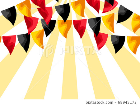 Background with garland of flags. Background with garland of flags. 69945172