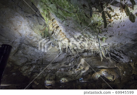 Akiyoshido Cave, Mine City, Yamaguchi Prefecture, Limestone Cave, River 69945599